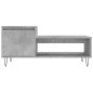 vidaXL Tavolino Salotto Grigio Cemento 100x50x45 cm Legno Multistrato