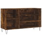 vidaXL Scarpiera Rovere Fumo 102x36x60 cm in Legno Multistrato vidaXL Scarpiera Rovere Fumo 102x36x60 cm in Legno Multistrato