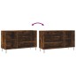 vidaXL Scarpiera Rovere Fumo 102x36x60 cm in Legno Multistrato vidaXL Scarpiera Rovere Fumo 102x36x60 cm in Legno Multistrato