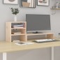 Supporto per Monitor 81x20x30 cm in Legno Massello di Pino Supporto per Monitor 81x20x30 cm in Legno Massello di Pino