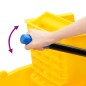 vidaXL Secchio Mocio con Strizzatoio e Ruote Giallo 36 L Polipropilene vidaXL Secchio Mocio con Strizzatoio e Ruote Giallo 36 L Polipropilene