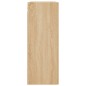 vidaXL Armadietti a Parete 2 pz Rovere Sonoma in Legno Multistrato