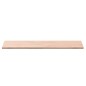 vidaXL Piano Tavolo 100x50x1,5cm Rettangolare Legno Massello Faggio vidaXL Piano Tavolo 100x50x1,5cm Rettangolare Legno Massello Faggio