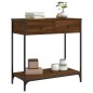 vidaXL Tavolino Consolle Rovere Marrone 75x34,5x75cm Legno Multistrato vidaXL Tavolino Consolle Rovere Marrone 75x34,5x75cm Legno Multistrato