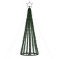 vidaXL Illuminazione Albero di Natale a Cono 275LED Blu 180cm vidaXL Illuminazione Albero di Natale a Cono 275LED Blu 180cm