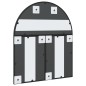 vidaXL Specchio da Parete Nero 60x70 cm Arco in Ferro vidaXL Specchio da Parete Nero 60x70 cm Arco in Ferro