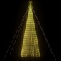 vidaXL Illuminazione Albero Natale a Cono 1544LED Bianco Caldo 500cm vidaXL Illuminazione Albero Natale a Cono 1544LED Bianco Caldo 500cm