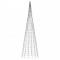 vidaXL Luce Albero di Natale su Pennone 3000LED Bianco Freddo 800cm vidaXL Luce Albero di Natale su Pennone 3000LED Bianco Freddo 800cm