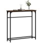 vidaXL Tavolino Consolle Rovere Marrone 75x19,5x75cm Legno Multistrato vidaXL Tavolino Consolle Rovere Marrone 75x19,5x75cm Legno Multistrato