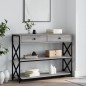 vidaXL Tavolo Consolle Grigio Sonoma 100x28x75 cm in Legno Multistrato vidaXL Tavolo Consolle Grigio Sonoma 100x28x75 cm in Legno Multistrato