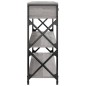 vidaXL Tavolo Consolle Grigio Sonoma 100x28x75 cm in Legno Multistrato vidaXL Tavolo Consolle Grigio Sonoma 100x28x75 cm in Legno Multistrato