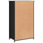 vidaXL Credenza Nera 62x32x103,5 cm in Legno Multistrato vidaXL Credenza Nera 62x32x103,5 cm in Legno Multistrato