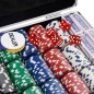 vidaXL Set di Fiches da Poker 600 pz 11,5 g vidaXL Set di Fiches da Poker 600 pz 11,5 g