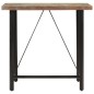 vidaXL Tavolino da Bar 110x55x107cm Legno Massello di Recupero e Ferro