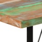 vidaXL Tavolino da Bar 110x55x107cm Legno Massello di Recupero e Ferro