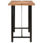 vidaXL Tavolino da Bar 150x70x107 cm Legno Massello di Acacia e Ferro vidaXL Tavolino da Bar 150x70x107 cm Legno Massello di Acacia e Ferro