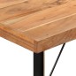 vidaXL Tavolino da Bar 150x70x107 cm Legno Massello di Acacia e Ferro vidaXL Tavolino da Bar 150x70x107 cm Legno Massello di Acacia e Ferro