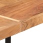 vidaXL Tavolino da Bar 150x70x107 cm Legno Massello di Acacia e Ferro vidaXL Tavolino da Bar 150x70x107 cm Legno Massello di Acacia e Ferro
