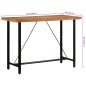 vidaXL Tavolino da Bar 150x70x107 cm Legno Massello di Acacia e Ferro vidaXL Tavolino da Bar 150x70x107 cm Legno Massello di Acacia e Ferro