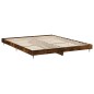 vidaXL Giroletto Rovere Fumo 180x200 cm in Legno Multistrato vidaXL Giroletto Rovere Fumo 180x200 cm in Legno Multistrato