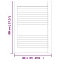 vidaXL Ante a Lamelle 2 pz in Legno Massello di Pino 69x49,4 cm vidaXL Ante a Lamelle 2 pz in Legno Massello di Pino 69x49,4 cm