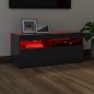 vidaXL Mobile Porta TV con Luci LED Nero 90x35x40 cm vidaXL Mobile Porta TV con Luci LED Nero 90x35x40 cm