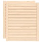 vidaXL Ante a Lamelle 2 pz in Legno Massello di Pino 69x59,4 cm vidaXL Ante a Lamelle 2 pz in Legno Massello di Pino 69x59,4 cm