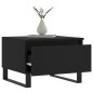 vidaXL Tavolini da Salotto 2pz Neri 50x46x35 cm in Legno Multistrato