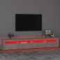 vidaXL Mobile Porta TV con Luci LED Grigio Cemento 240x35x40 cm vidaXL Mobile Porta TV con Luci LED Grigio Cemento 240x35x40 cm