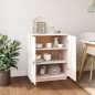 Credenza Bianca 65,5x40x75 cm in Legno Massello di Pino Credenza Bianca 65,5x40x75 cm in Legno Massello di Pino