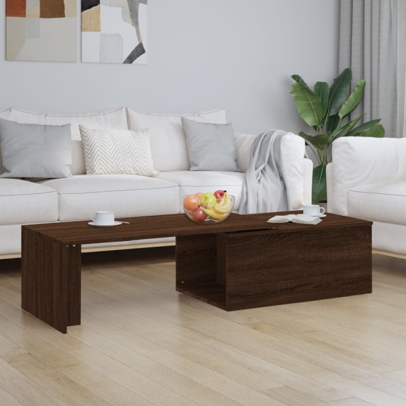 Tavolino da Salotto Rovere Marrone 150x50x35 cm in Multistrato Tavolino da Salotto Rovere Marrone 150x50x35 cm in Multistrato