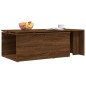 Tavolino da Salotto Rovere Marrone 150x50x35 cm in Multistrato Tavolino da Salotto Rovere Marrone 150x50x35 cm in Multistrato