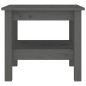 Tavolino da Salotto Grigio 45x45x40 cm Legno Massello di Pino Tavolino da Salotto Grigio 45x45x40 cm Legno Massello di Pino