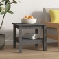Tavolino da Salotto Grigio 45x45x40 cm Legno Massello di Pino Tavolino da Salotto Grigio 45x45x40 cm Legno Massello di Pino