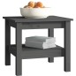 Tavolino da Salotto Grigio 45x45x40 cm Legno Massello di Pino Tavolino da Salotto Grigio 45x45x40 cm Legno Massello di Pino
