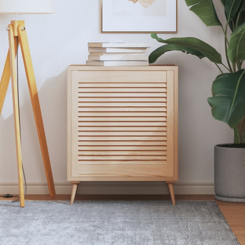 vidaXL Anta con Design a Lamelle 61,5x59,4 cm in Legno di Pino vidaXL Anta con Design a Lamelle 61,5x59,4 cm in Legno di Pino