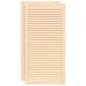 vidaXL Ante con Design a Lamelle 2 pz 99,3x49,4 cm in Legno di Pino vidaXL Ante con Design a Lamelle 2 pz 99,3x49,4 cm in Legno di Pino