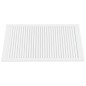 vidaXL Anta a Lamelle Bianca 99,3x59,4 cm in Legno di Pino vidaXL Anta a Lamelle Bianca 99,3x59,4 cm in Legno di Pino