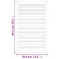 vidaXL Anta a Lamelle Bianca 99,3x59,4 cm in Legno di Pino vidaXL Anta a Lamelle Bianca 99,3x59,4 cm in Legno di Pino