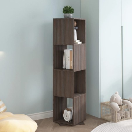 vidaXL Armadietto Girevole Grigio Rovere 34,5x34,5x147,5 cm Truciolato