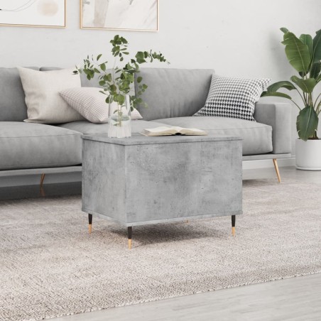 vidaXL Tavolino Salotto Grigio Cemento 60x44,5x45 cm Legno Multistrato