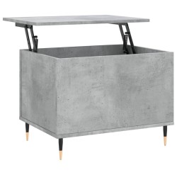 vidaXL Tavolino Salotto Grigio Cemento 60x44,5x45 cm Legno Multistrato