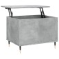 vidaXL Tavolino Salotto Grigio Cemento 60x44,5x45 cm Legno Multistrato