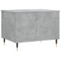 vidaXL Tavolino Salotto Grigio Cemento 60x44,5x45 cm Legno Multistrato
