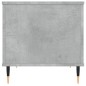 vidaXL Tavolino Salotto Grigio Cemento 60x44,5x45 cm Legno Multistrato