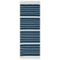 Tappeto Blu Marino 100x300 cm in Cotone Tappeto Blu Marino 100x300 cm in Cotone