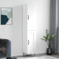vidaXL Credenza Bianca 34,5x34x180 cm in Legno Multistrato vidaXL Credenza Bianca 34,5x34x180 cm in Legno Multistrato