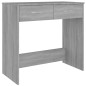 Scrivania Grigio Sonoma 80x40x75 cm in Legno Multistrato