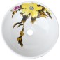 vidaXL Lavabo da Appoggio Multicolore Rotondo Φ41x14 cm Ceramica