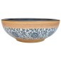 vidaXL Lavabo da Appoggio Multicolore Rotondo Φ41x14 cm Ceramica vidaXL Lavabo da Appoggio Multicolore Rotondo Φ41x14 cm Ceramica